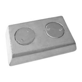 Pleasure craft Plate Zinc Anode 2.6kg 150x80x40mm N80608030770 Pleasure craft Plate Zinc Anode 2.6kg 150x80x40mm N80608030770