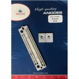 SUZUKI 150 - 250 Hp Kit Zinc Anodes 3 Pieces OS4337200