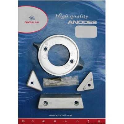 VOLVO 290 Kit Zinc Anodes 4 Pieces Interchangeables with the Original ones OS4334300