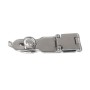 Double hinged hinge in chrome-plated brass with padlock hole 135x35mm N60241500678