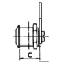 Serratura a cilindro con chiave per spessore 20mm N60341500523-0%