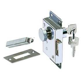 Serratura in ottone cromato per applicazione interna DX/20 OS3813210DX/20-18%