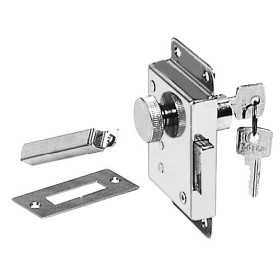 Serratura in ottone cromato per applicazione interna DX/25 OS3813210DX/25-18%
