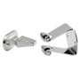 Stainless steel 316 snap-lock doorstopper with rollers 34x20xh30mm N60341502931