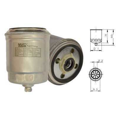 Diesel filter - FG38 - Screwed N82051623024