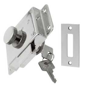 Serratura in ottone cromato per applicazione interna SX/20 98x58mm N60341500528SX/20-18%