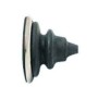 Stainless steel ring nut with black Dutral bellow D.58mm Black colour N82354302046