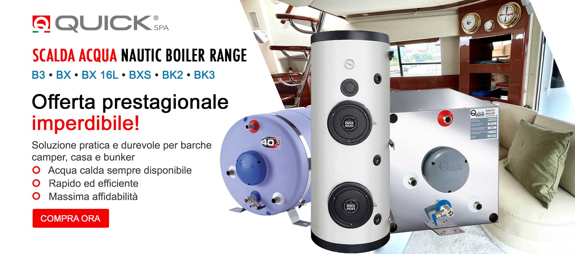 Boiler Quick di alta qualità Boiler Quick di alta qualità